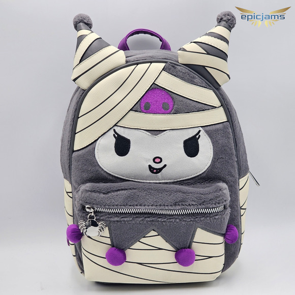 Sanrio Hello Kitty and Friends Kuromi Mummy Figural Halloween Mini Backpack Bag - Picture 1 of 5